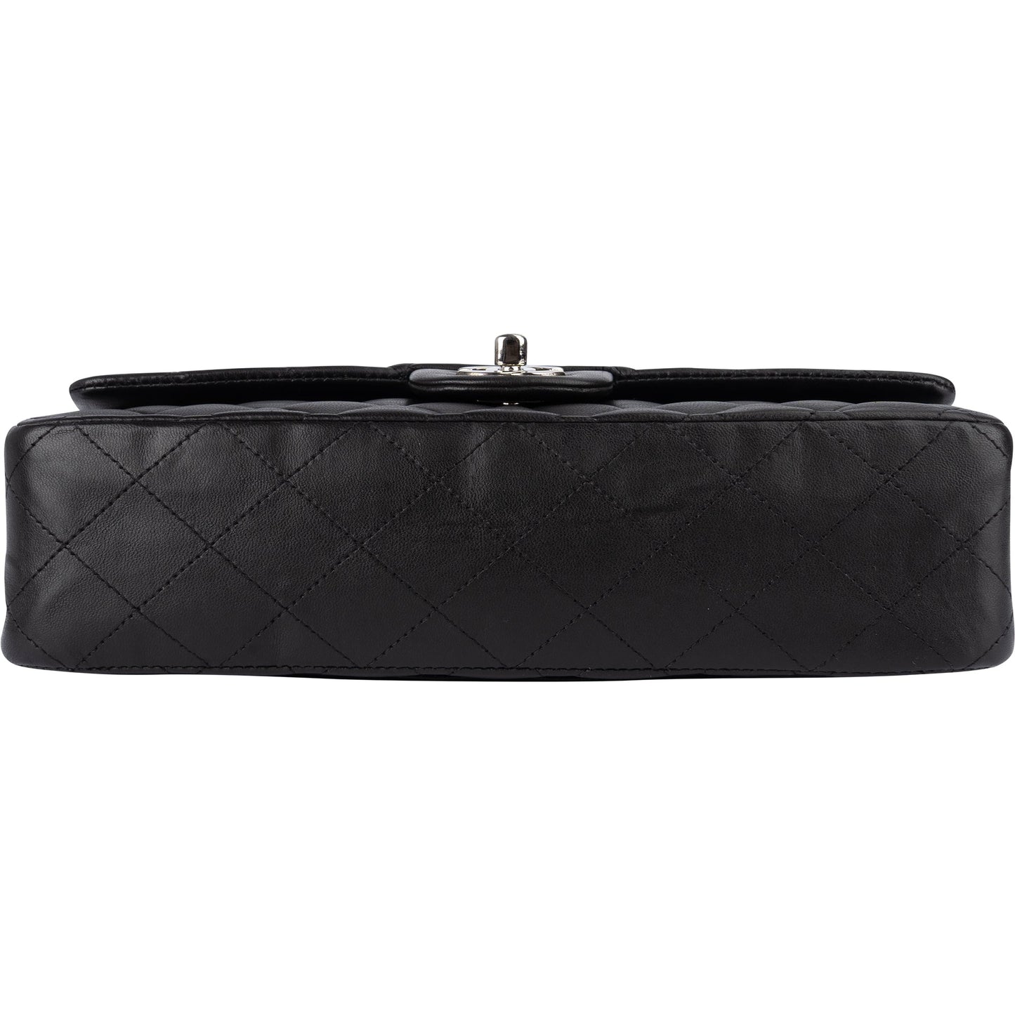 Chanel Quilted Lambskin Medium Double Flap Crossbody Bag