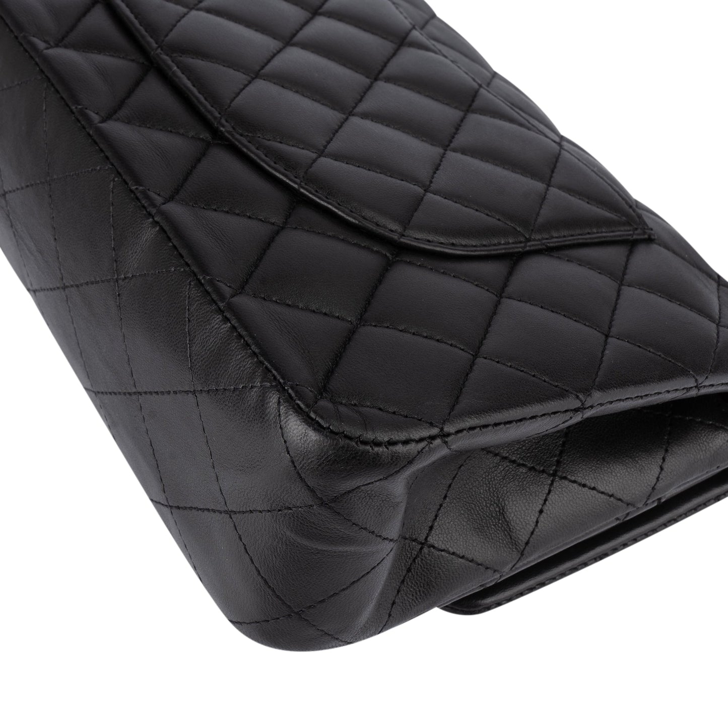 Chanel Quilted Lambskin Medium Double Flap Crossbody Bag