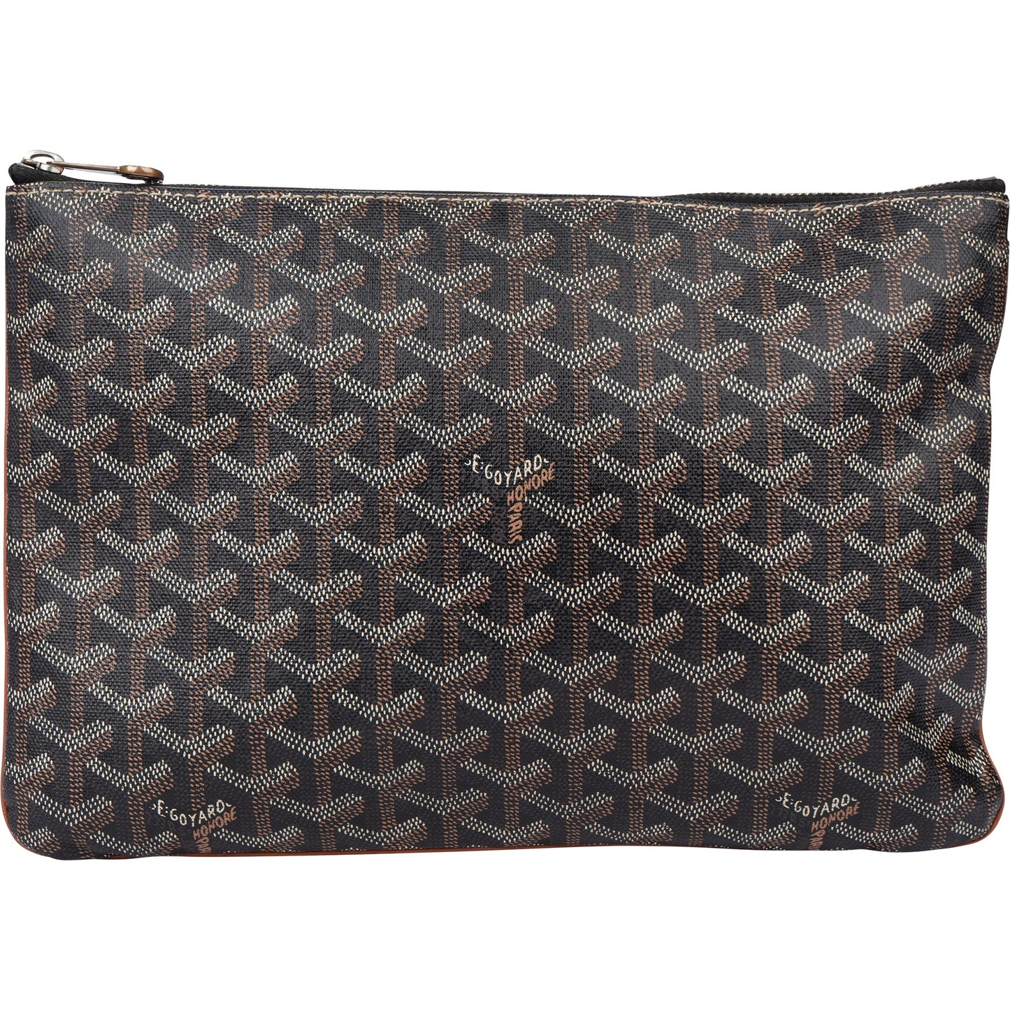 Goyard Noir Goyardine Monogram Clutch