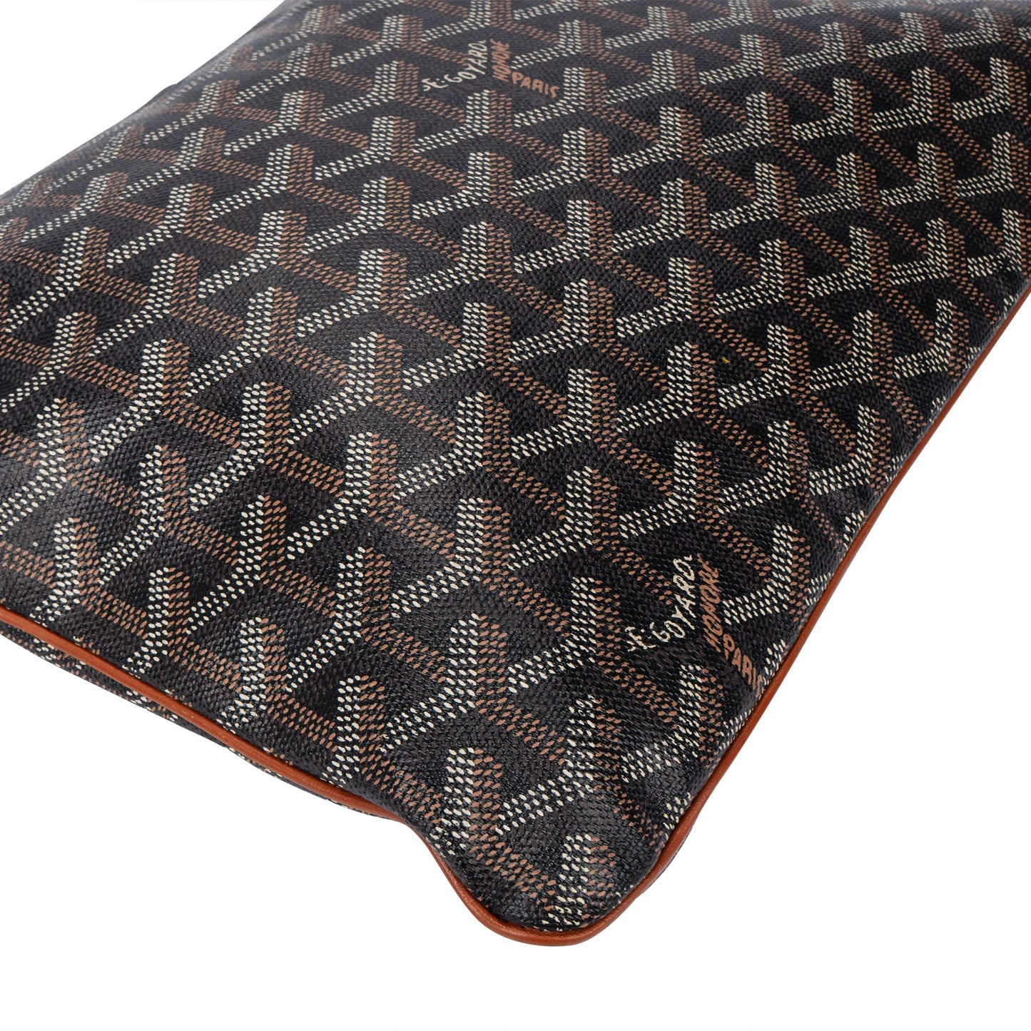 Goyard Noir Goyardine Monogram Clutch