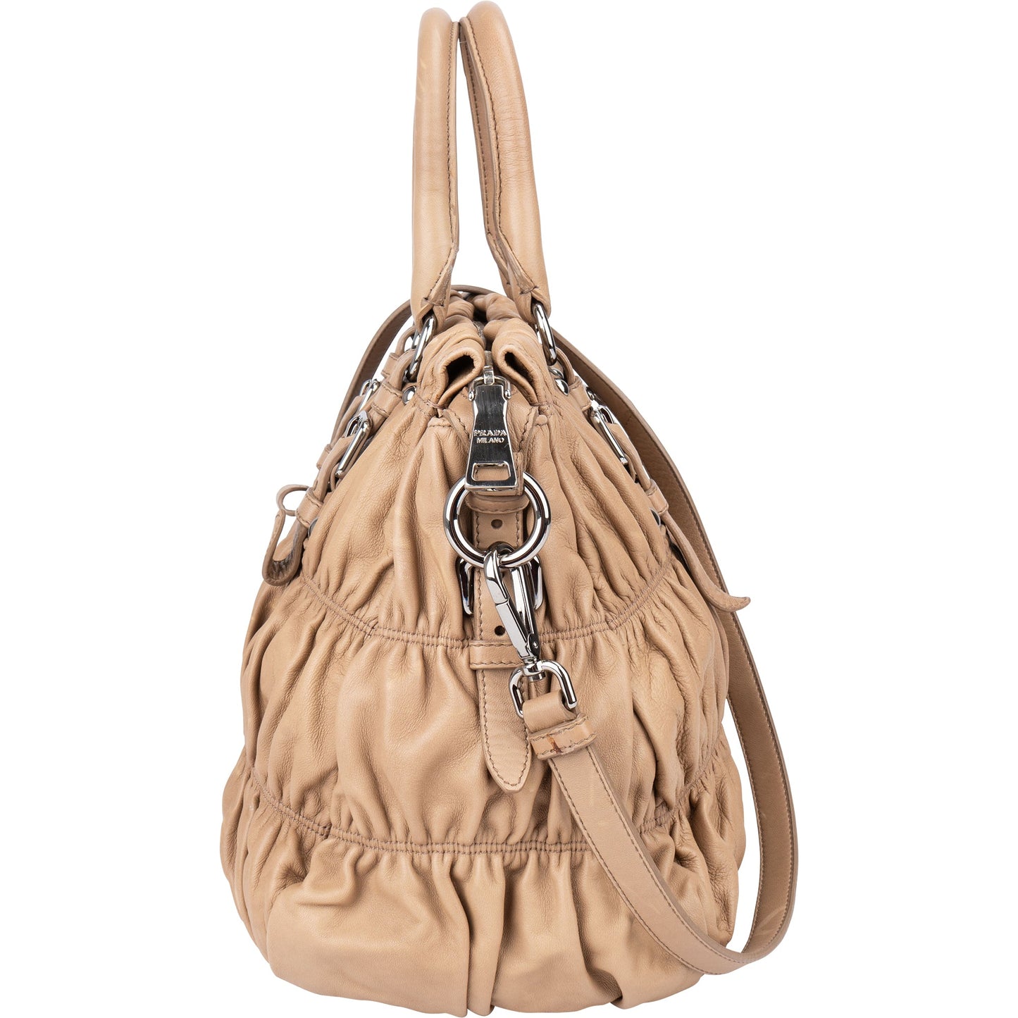 Prada Quilted Leather City Handbag