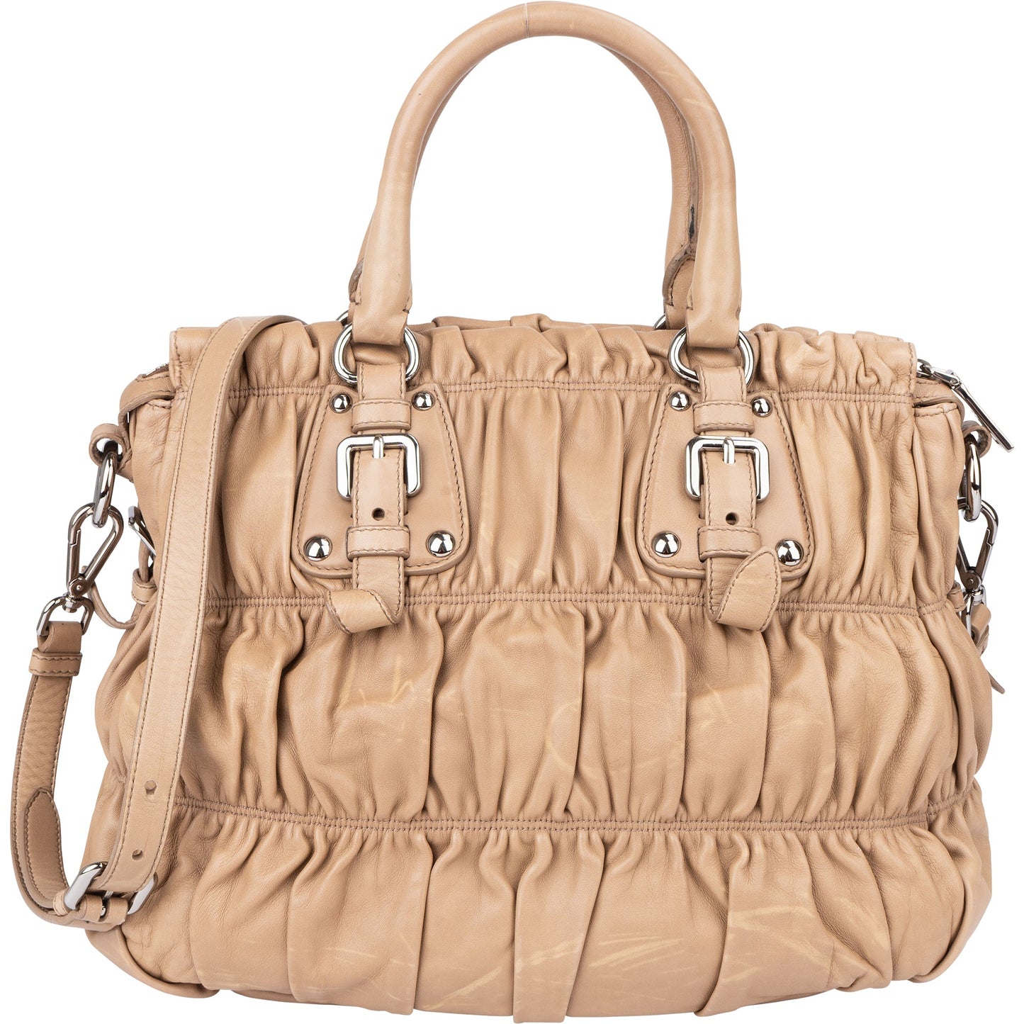 Prada Quilted Leather City Handbag