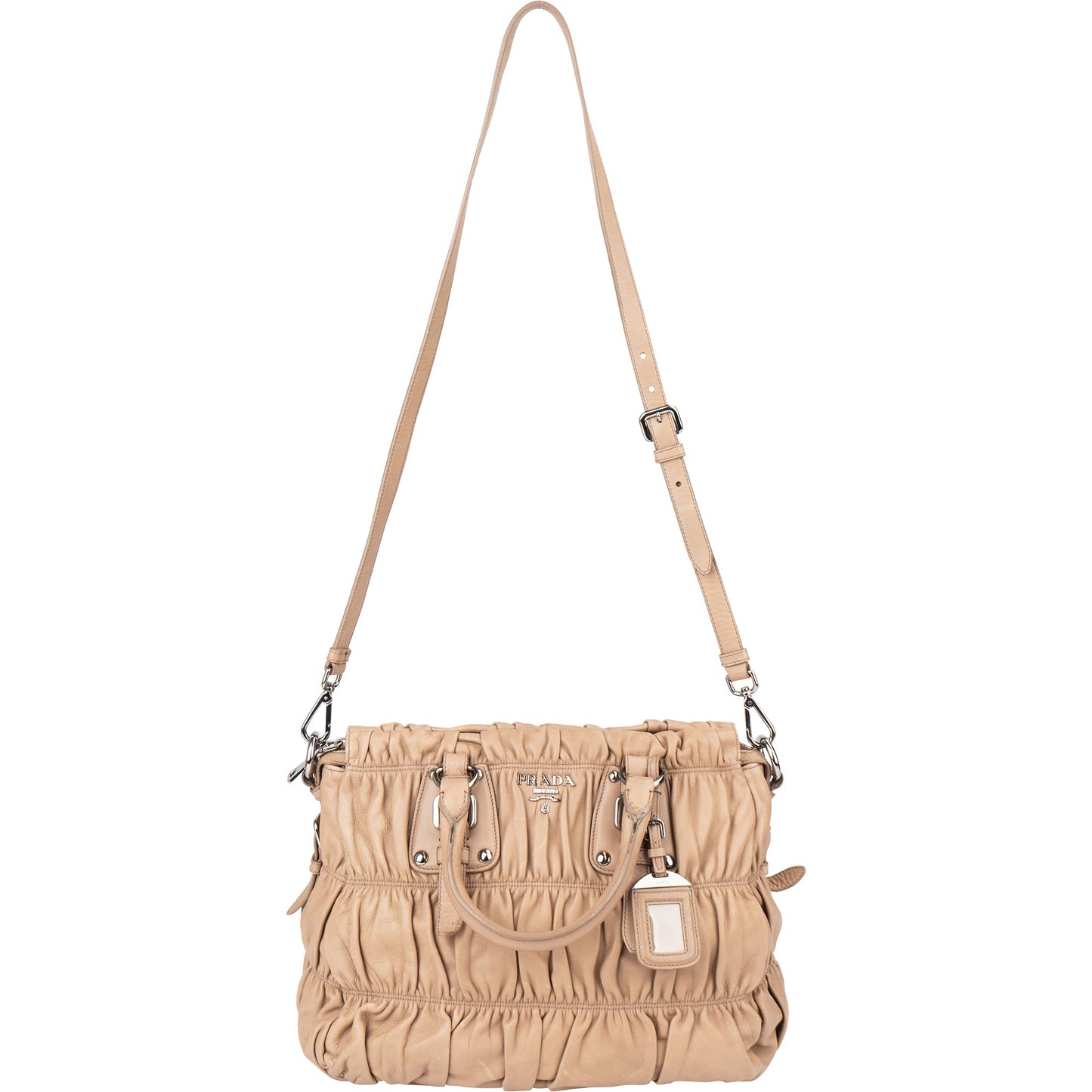 Prada Quilted Leather City Handbag