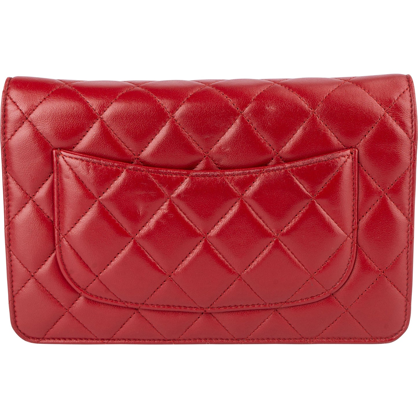 Chanel Quilted Lambskin Wallet On Chain Crossbody Bag