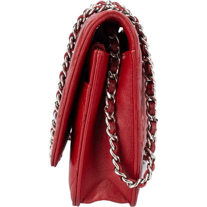 Chanel Quilted Lambskin Wallet On Chain Crossbody Bag