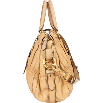 Prada Quilted Leather City Handbag