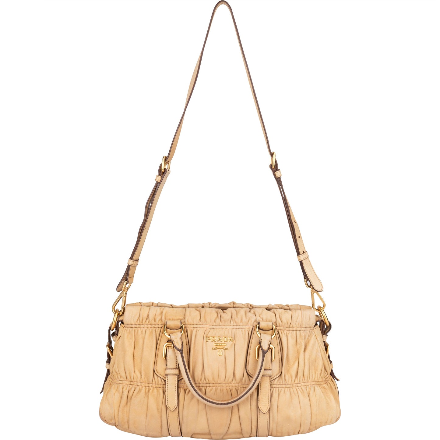 Prada Quilted Leather City Handbag