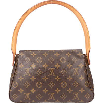 Louis Vuitton Canvas Monogram Looping PM Shoulder Bag