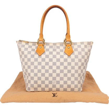 Louis Vuitton Damier Azur Monogram Saleya PM Handbag