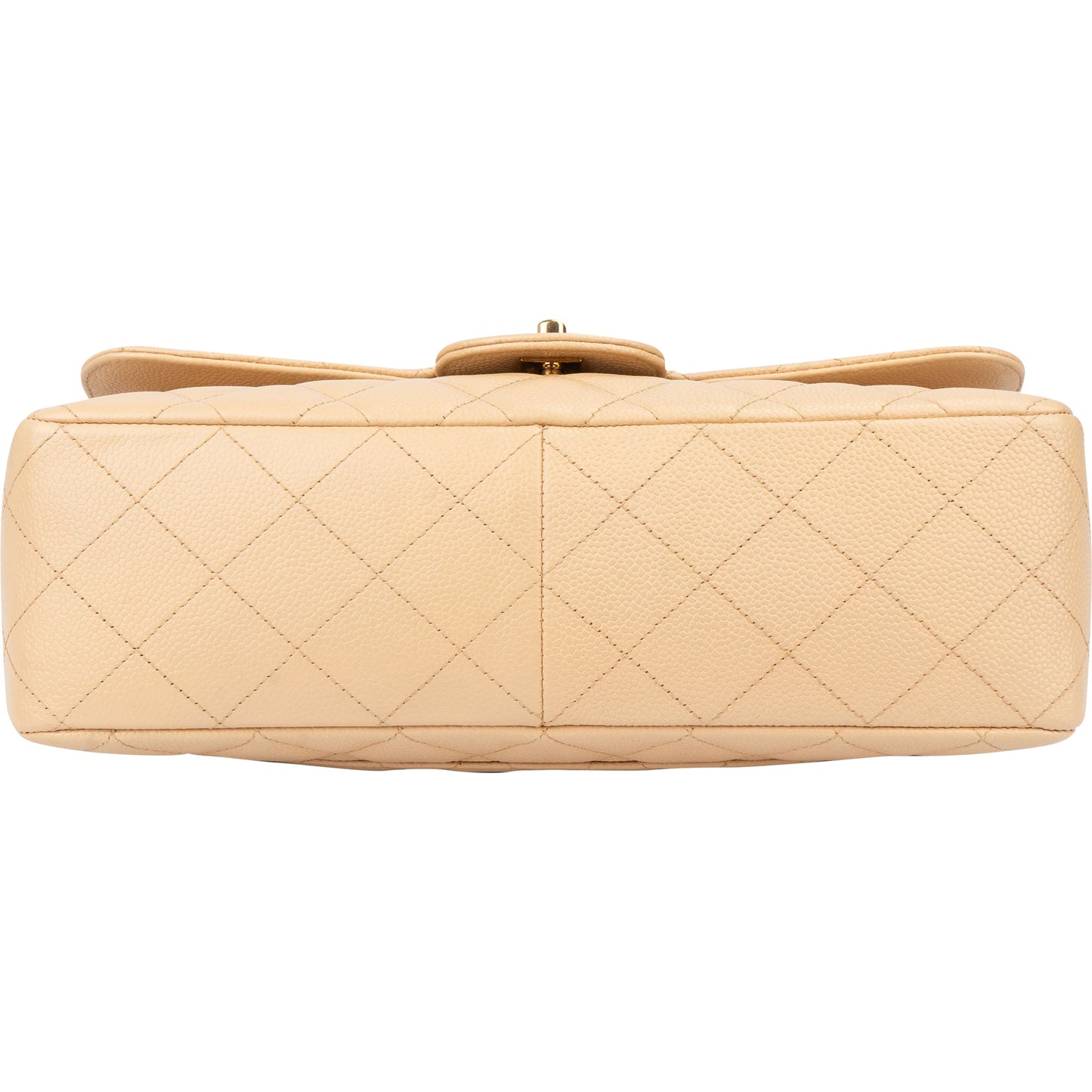 Chanel Quilted Caviar Leather Jumbo Single Flap Crossbody Bag