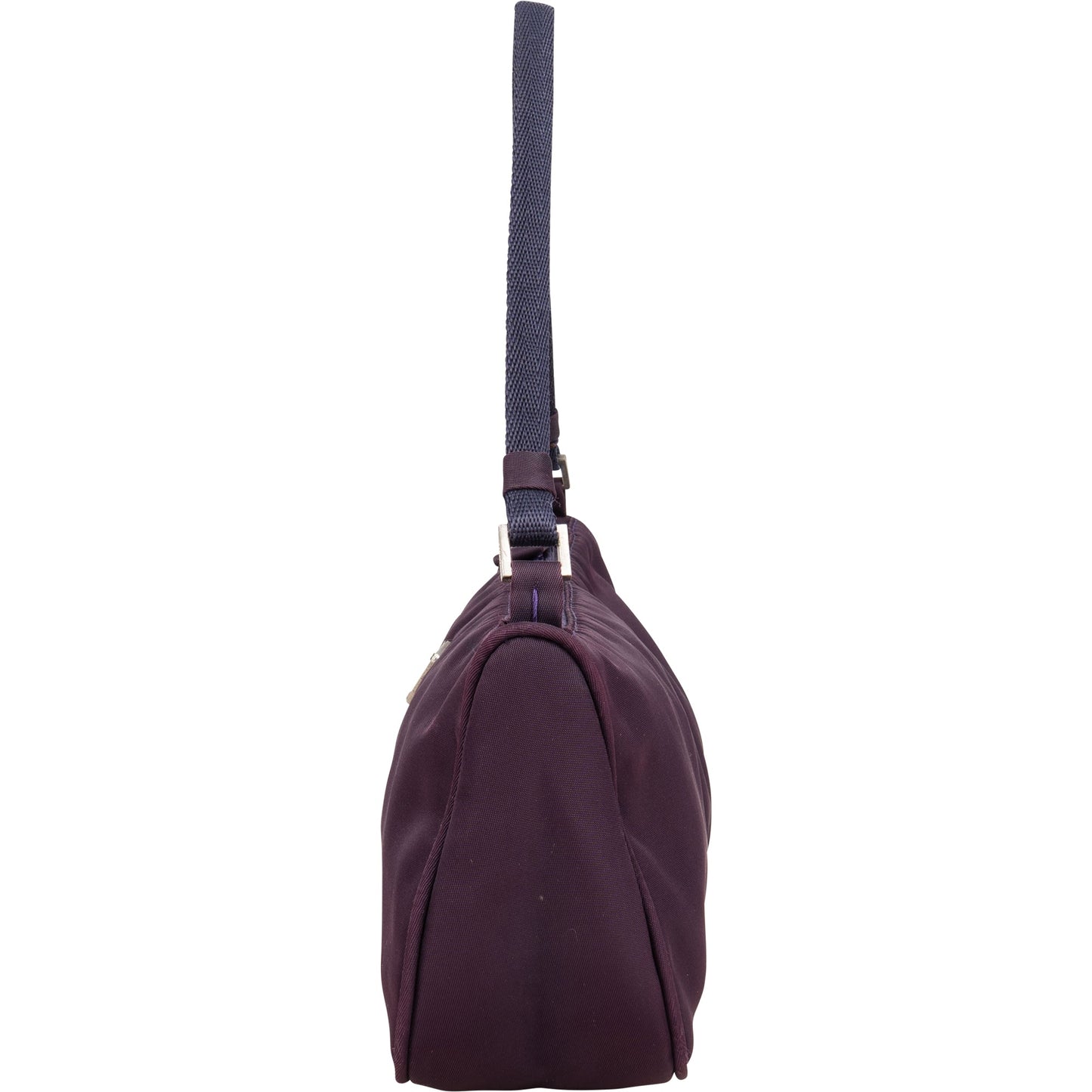 Prada Purple Nylon Triangle Handbag