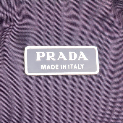 Prada Purple Nylon Triangle Handbag