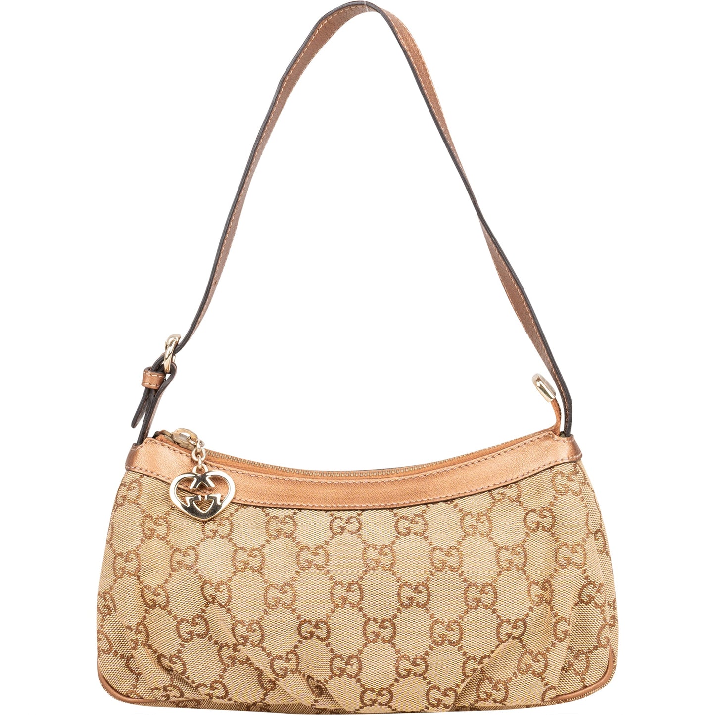 Gucci GG Monogram Mini Heart Shoulder Bag