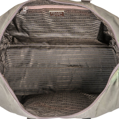 Prada Nylon Triangle Duffle Bag 48