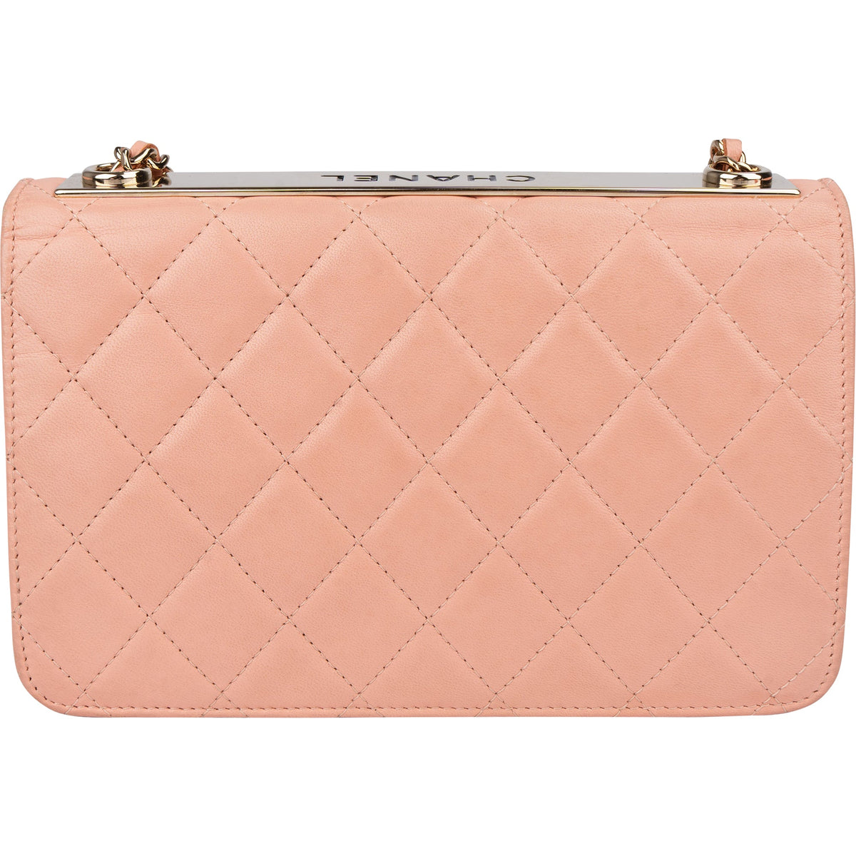 Chanel Quilted Lambskin Trendy CC Wallet On Chain Crossbody Bag