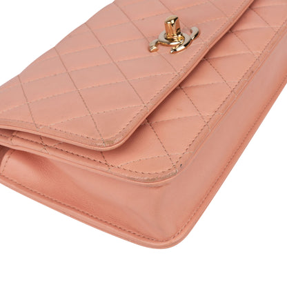 Chanel Quilted Lambskin Trendy CC Wallet On Chain Crossbody Bag