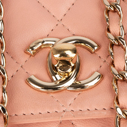 Chanel Quilted Lambskin Trendy CC Wallet On Chain Crossbody Bag