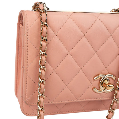 Chanel Quilted Lambskin Trendy CC Wallet On Chain Crossbody Bag