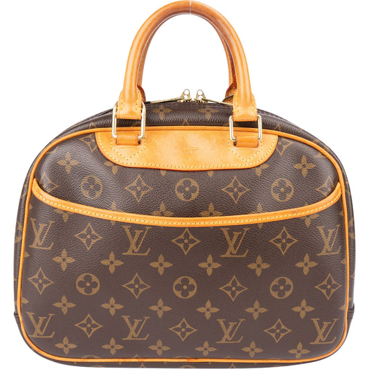 Louis Vuitton Canvas Monogram Trouville Handbag