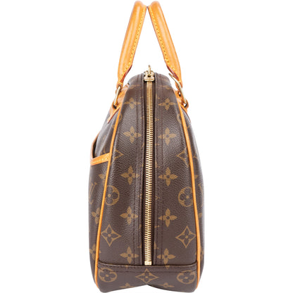 Louis Vuitton Canvas Monogram Trouville Handbag