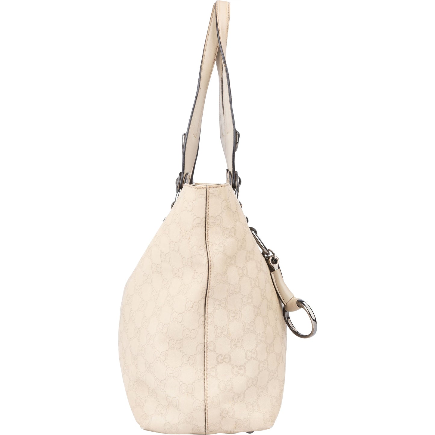 Gucci GG Leather Monogram Horsebit