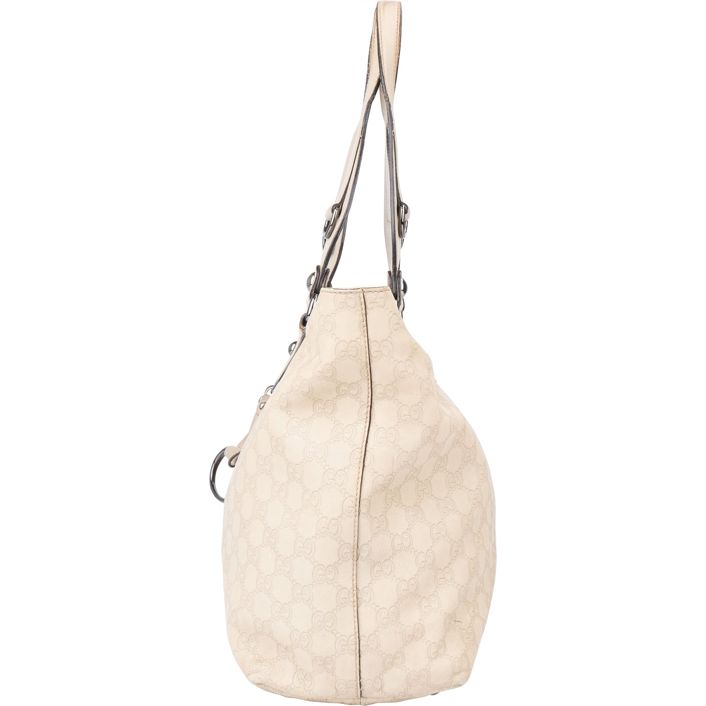 Gucci GG Leather Monogram Horsebit