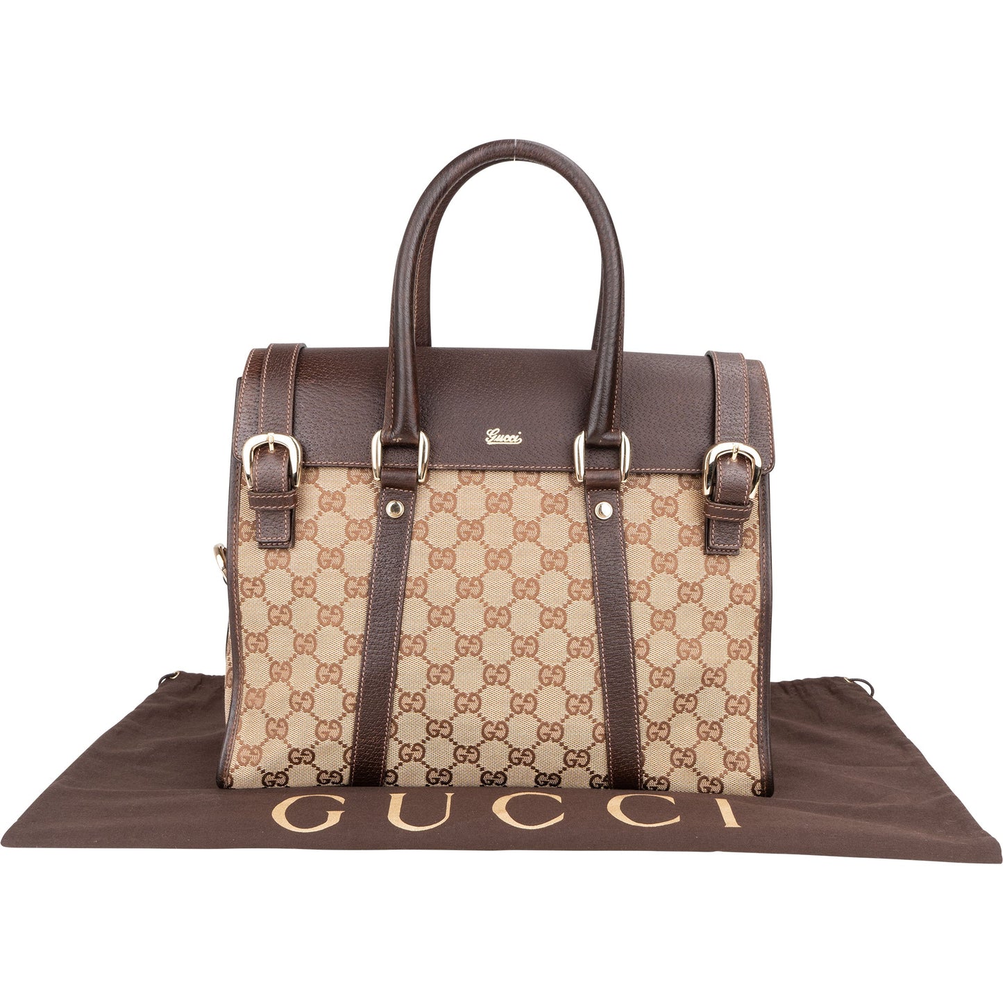 Gucci GG Monogram Business Handbag