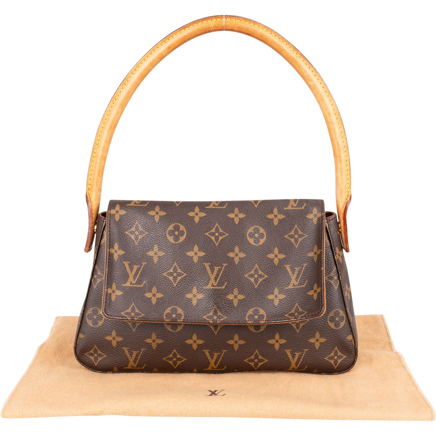 Louis Vuitton Canvas Monogram Looping PM Shoulder Bag