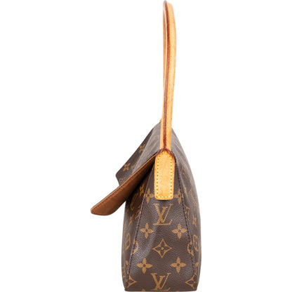 Louis Vuitton Canvas Monogram Looping PM Shoulder Bag