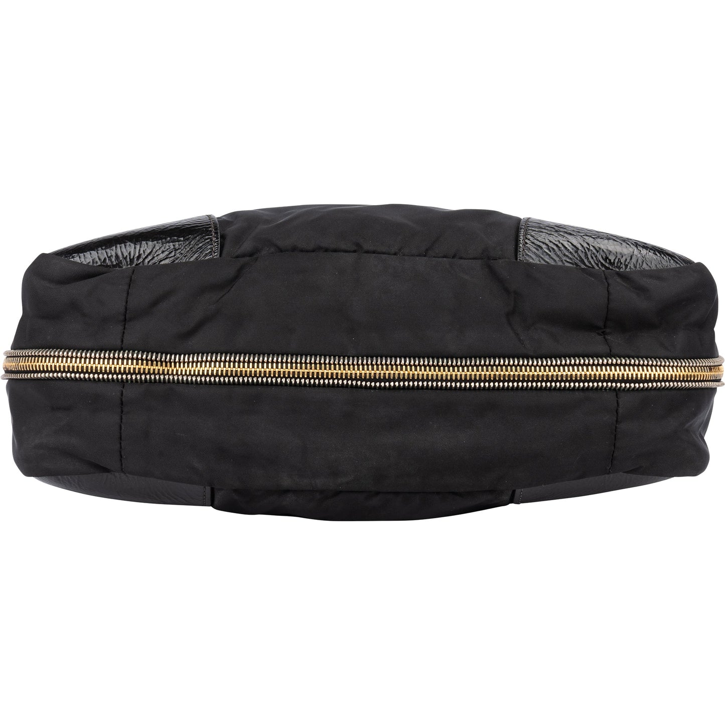 Prada Black Nylon Zipper Handbag