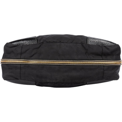 Prada Black Nylon Zipper Handbag