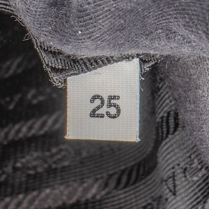 Prada Black Nylon Zipper Handbag