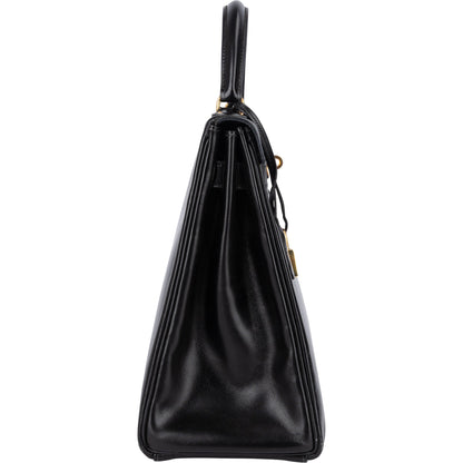 Hermès Box Calfskin Kelly 32 Retourne Handbag