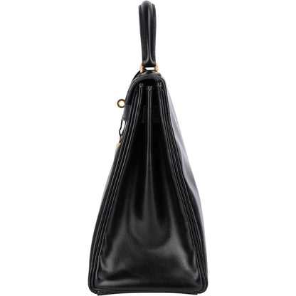 Hermès Box Calfskin Kelly 32 Retourne Handbag
