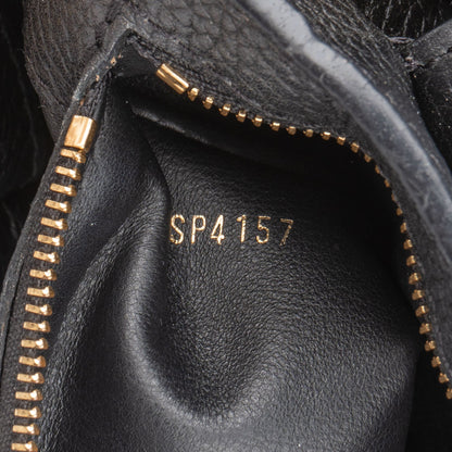 Louis Vuitton Noir Taurillon Pins Capucines PM Handbag