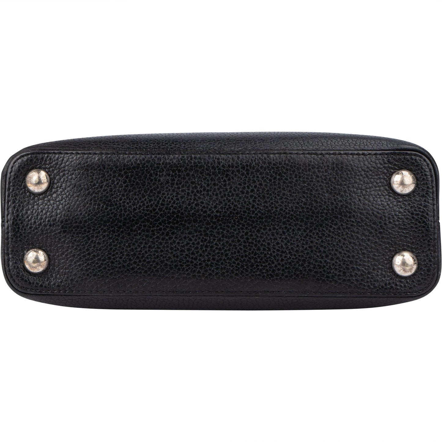 Louis Vuitton Noir Taurillon Capucines BB Handbag