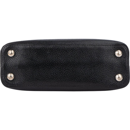 Louis Vuitton Noir Taurillon Capucines BB Handbag