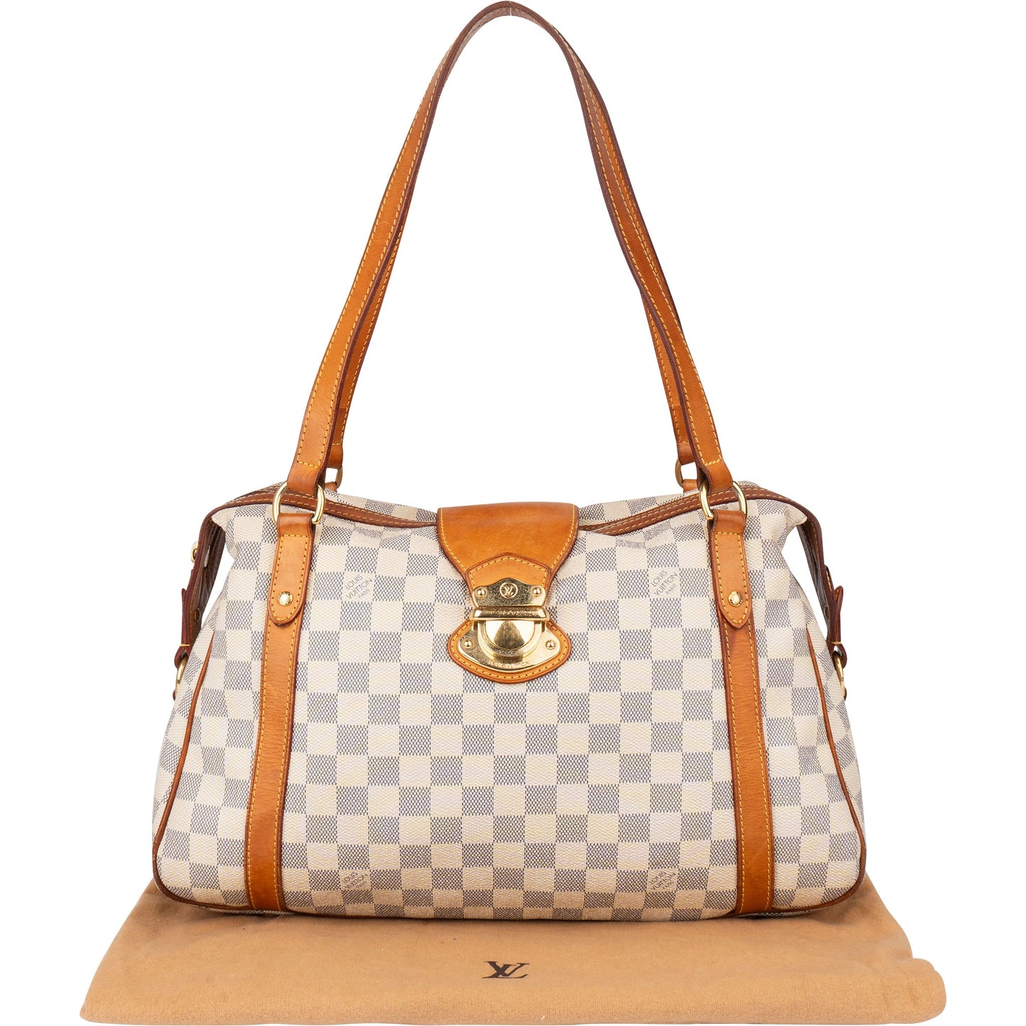 Louis Vuitton Damier Azur Monogram Stresa PM Shoulder Bag