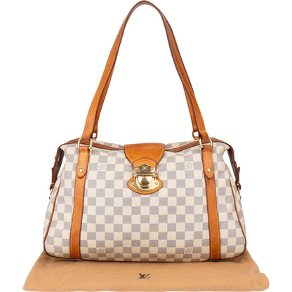 Louis Vuitton Damier Azur Monogram Stresa PM Shoulder Bag