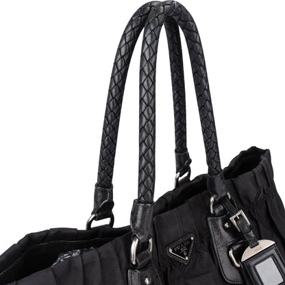 Prada Quilted Nylon Triangle Handbag