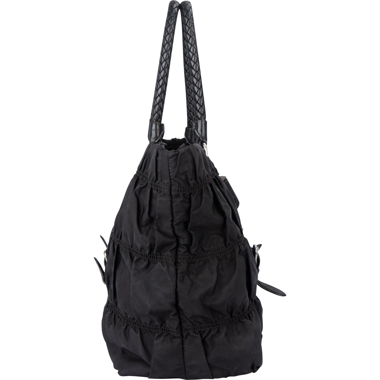Prada Quilted Nylon Triangle Handbag