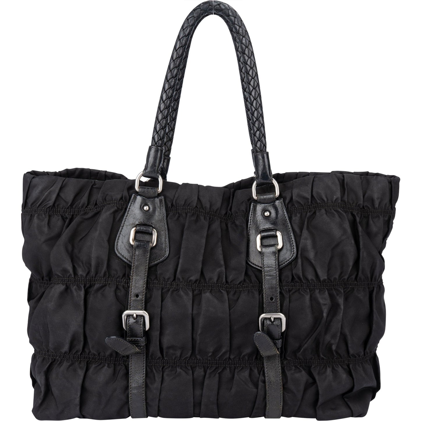 Prada Quilted Nylon Triangle Handbag