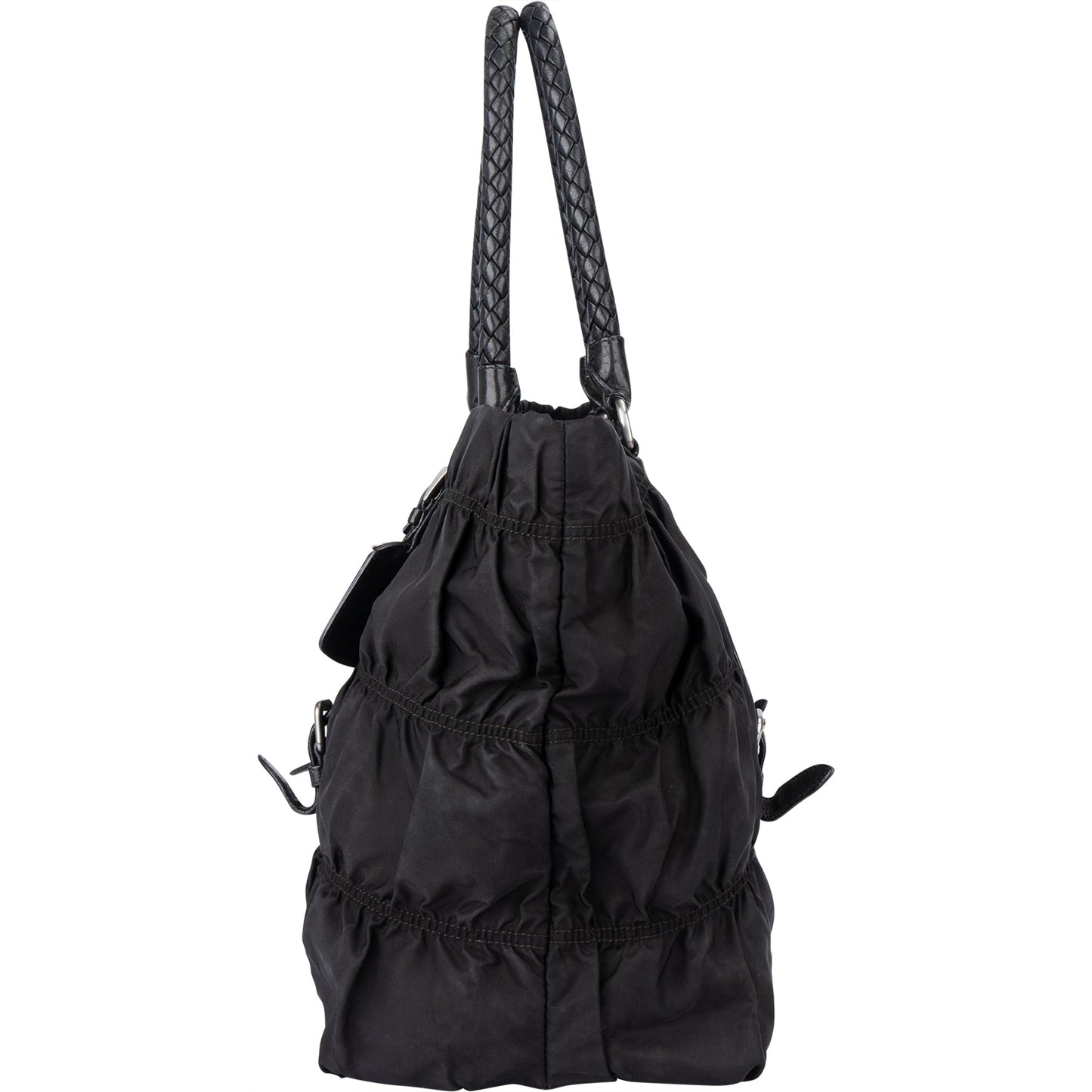Prada Quilted Nylon Triangle Handbag
