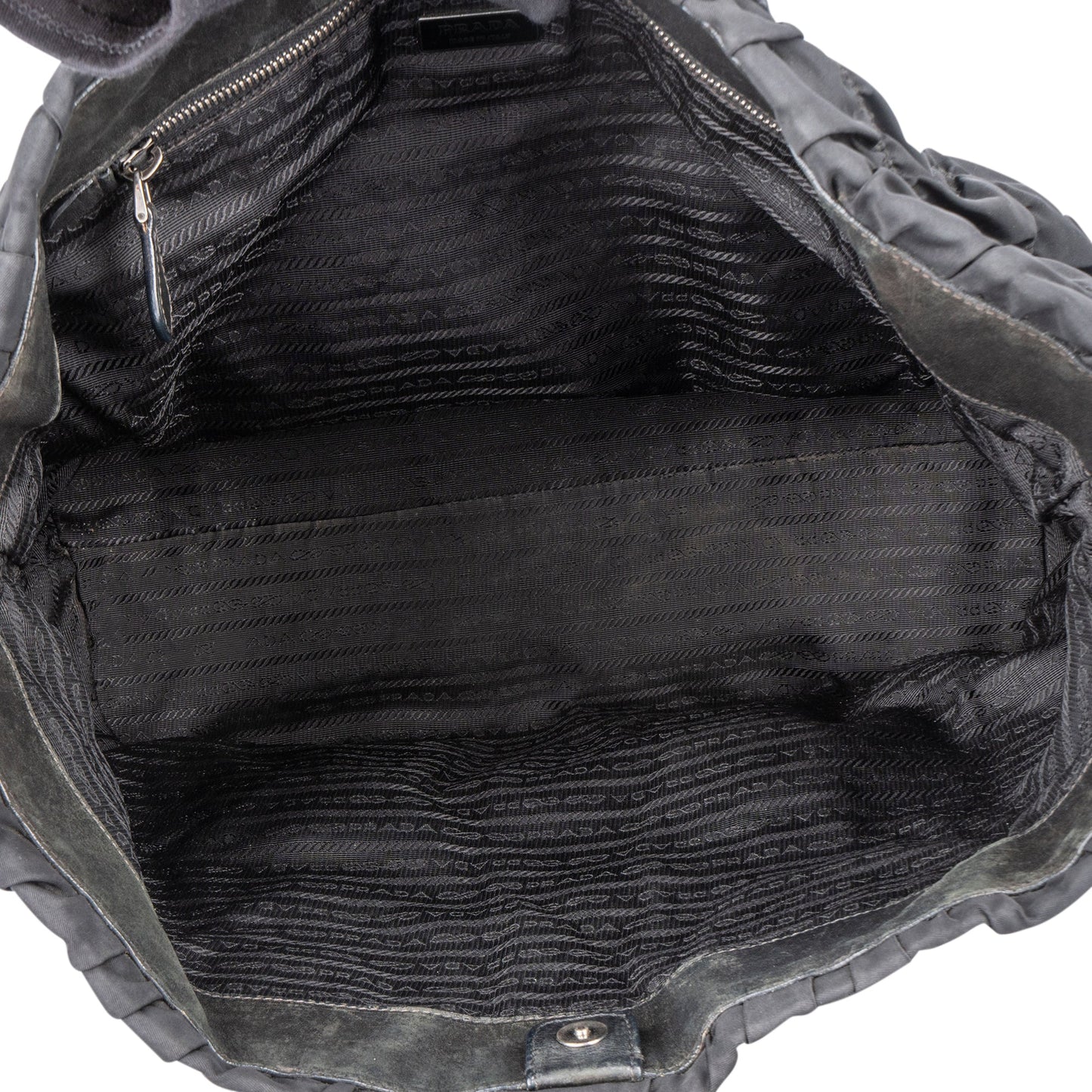Prada Quilted Nylon Triangle Handbag