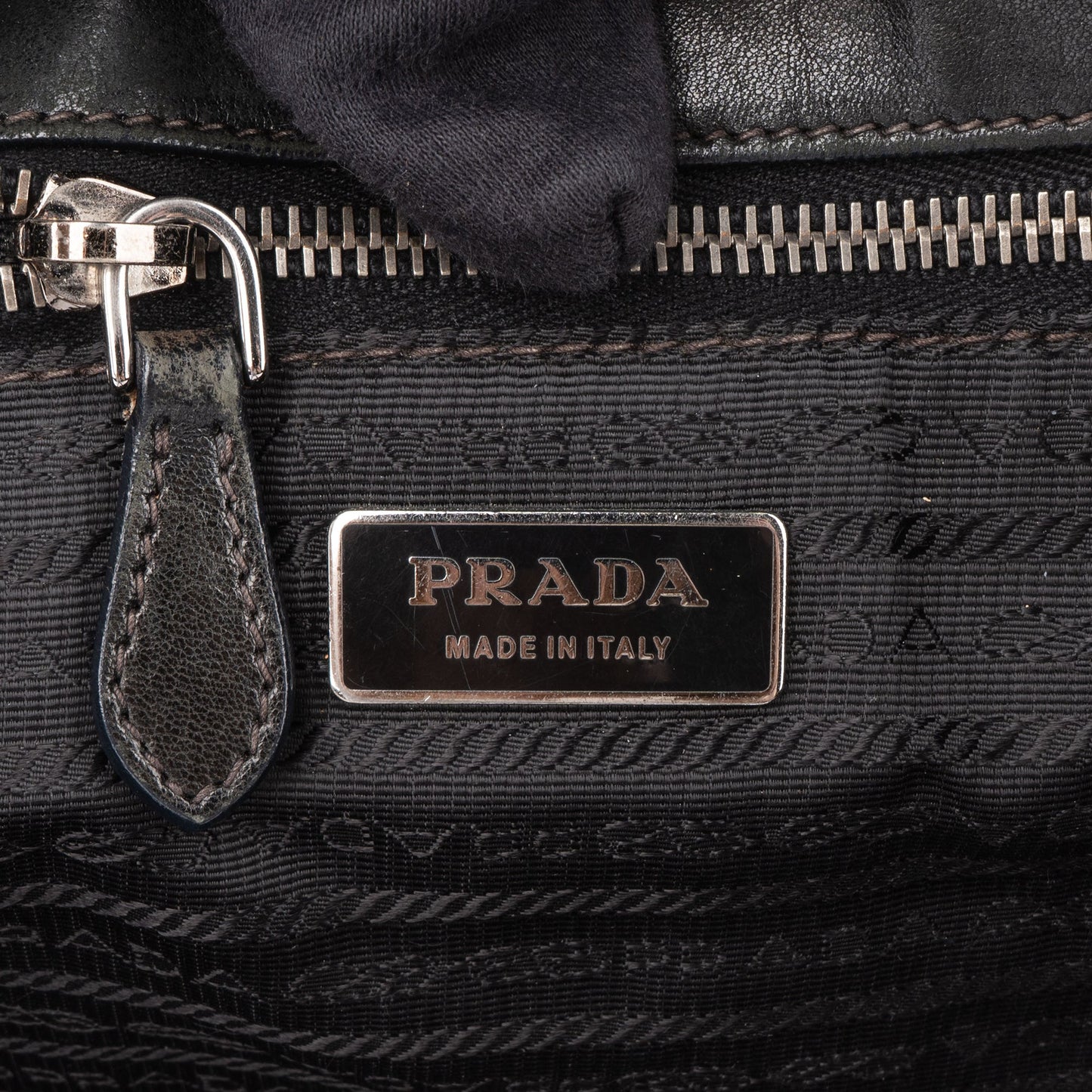 Prada Quilted Nylon Triangle Handbag