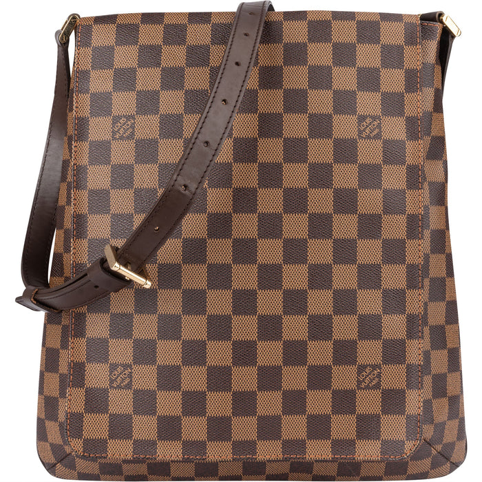 Louis Vuitton Damier Ebene Salsa Musette GM Shoulder Bag