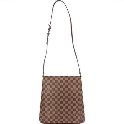 Louis Vuitton Damier Ebene Salsa Musette GM Shoulder Bag