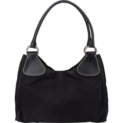 Prada Black Nylon Triangle Handbag