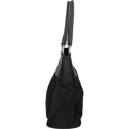Prada Black Nylon Triangle Handbag