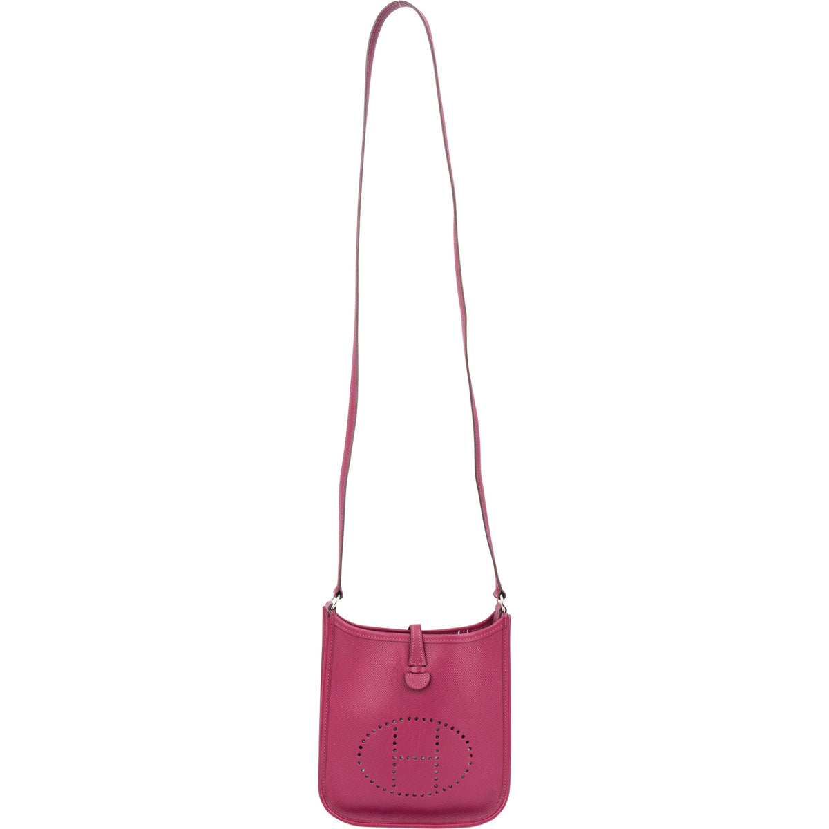 Hermès Pink Epsom Leather Evelyne 16 Crossbody Bag